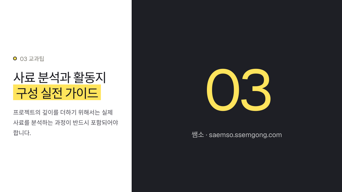 사료 분석과 활동지 구성 실전 가이드 — 중등 역사: 디지털 지역사 프로젝트, 생기부 기록 전략 설명 이미지